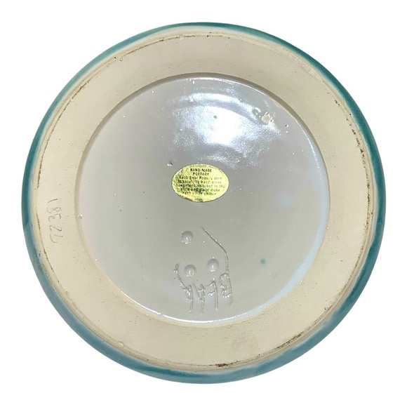 Vintage Bear Pottery Handcrafted Shallow Dish Set of Four (4) - Picture 4 of 5